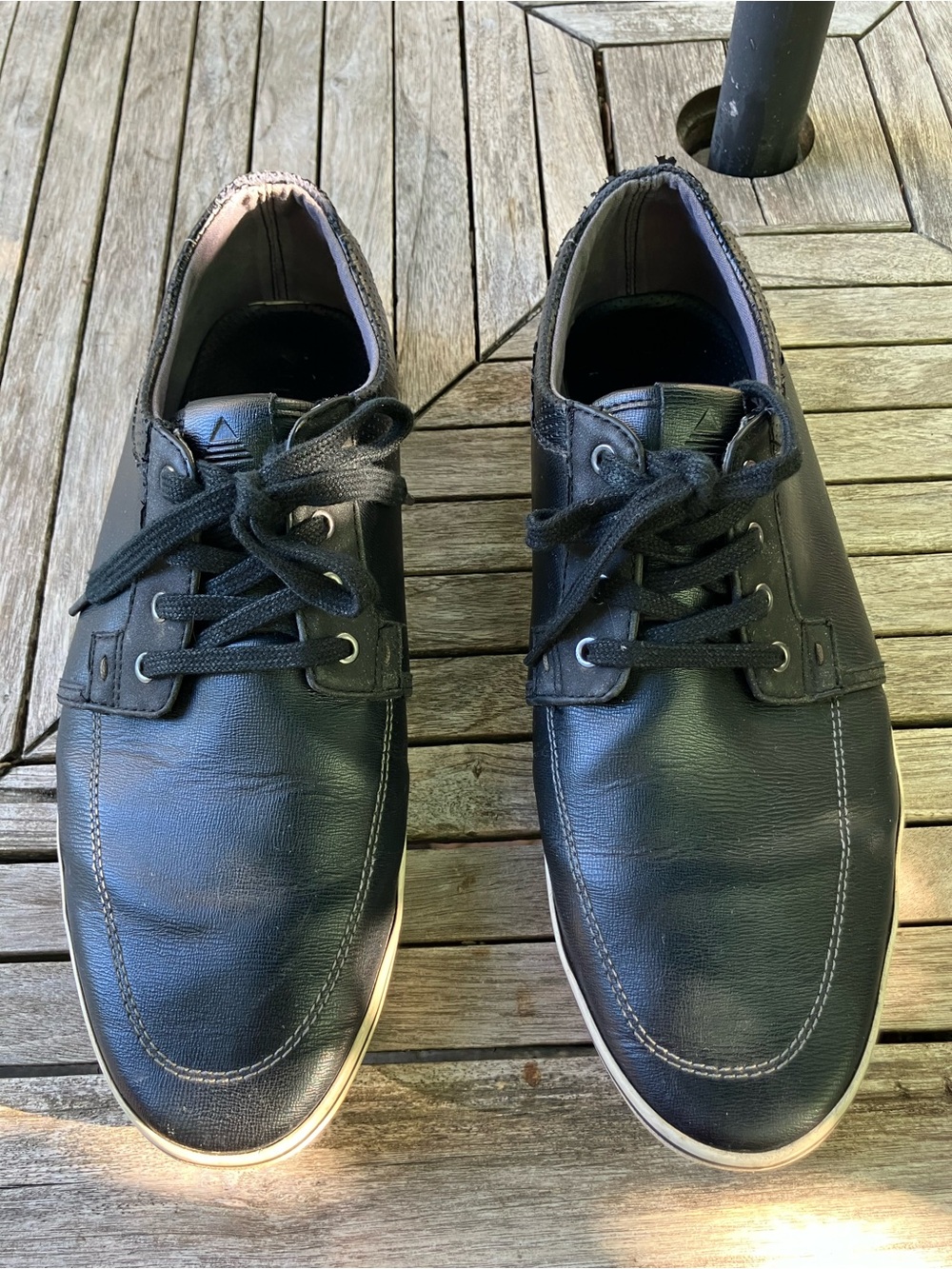 Aldo Black Men's Lace-Up Slip-On Loafers